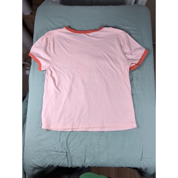 Greatful Dead T-Shirt Top Women's M Pink Red Rose Floral Graphic Outfit Cotton - Picture 8 of 8